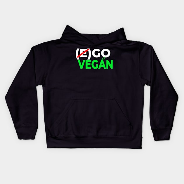 (E) Go Vegan Kids Hoodie by Realfashion